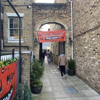 Entry to the market  at Be The Future in North London