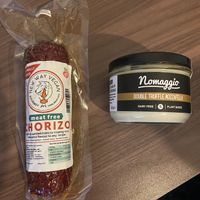 Delicious products we discovered and bought at the fair!  at Be The Future in North London