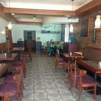 Dining area at Gino's Pizzeria in Poughkeepsie