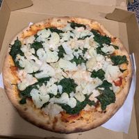 GF Cauliflower & Spinach Pizzaa  at Gino's Pizzeria in Poughkeepsie