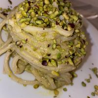 Pasta con pesto di pistacchi vegana   at Agriristories in Matera