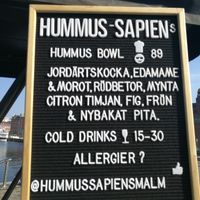 The offer of the week at Hummus Sapiens - Maybe closed in Malmo