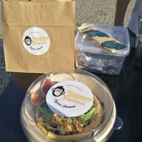 Ready to take. at Hummus Sapiens - Maybe closed in Malmo