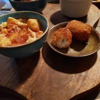 Patatas Brava and Goat Cheese at Gewoon Bij Roon in Castricum