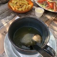 Soup and fries at Gewoon Bij Roon in Castricum