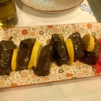 Wine leaves dolmades at Ole Ole in Zakynthos