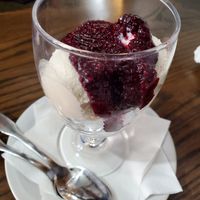 Blueberry mess - blueberries, cashew creme, cookie crumbs at Grazery in Carlisle