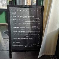 Menu at Vangroenten in Hasselt