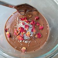 Chocolate mousse at Vangroenten in Hasselt