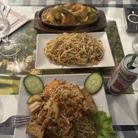 Oben Gemüse und Tofu auf heißer Platte   at Hanoi in Cap Dagde