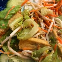 Salad with delicious tofu at Hanoi in Cap Dagde