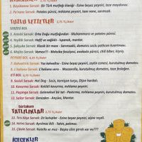 Türkçe menü 11/2021 at Sarsak in Istanbul