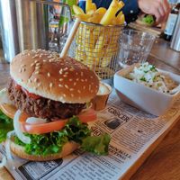 Vegan burger at D'n Burgemister in Veldhoven
