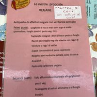 Menü  at Pizzaria Peperetta Dispetusa in Imperia