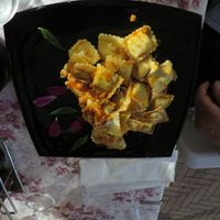 Vegane Ravioli at Pizzaria Peperetta Dispetusa in Imperia