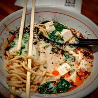 Spicy Creamy Vegan Ramen at JINYA Ramen Bar in Denver