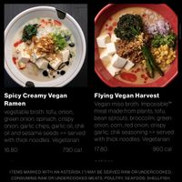 menu  at JINYA Ramen Bar in Denver