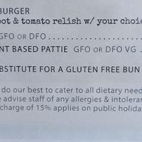 Vegetarian and vegan burgers at The Ranch Bar & Grill in Te Anau