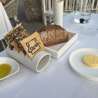 Butter not vegan* house made crackers are though   at Lorelei in Sorrento
