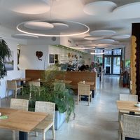 Seating #Veganuary at Limette Eis-Cafe in Freiburg