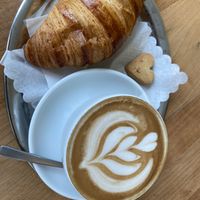 Cappuccino #Veganuary at Limette Eis-Cafe in Freiburg