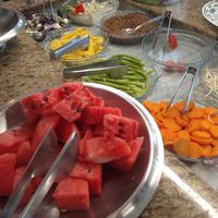 Nice fresh buffet choice. at Hong Ju in Florianopolis