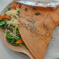 Crepe vegano at Maria Limão in Porto