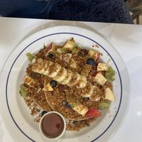 vegan pancakes  at Maria Limão in Porto