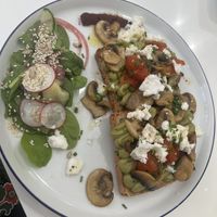 vegan toast   at Maria Limão in Porto