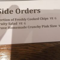 All sides vegan at French & Byrne in Stafford