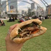 Bagel sandwich  at Hatena in Tokyo