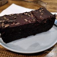 The chocolate brownie (Dec 2021) at Drift-In in York