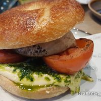 Vegan breakfast bagel #Veganuary at Drift-In in York