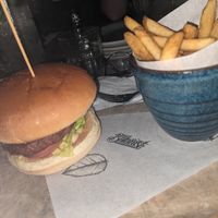 Moving mountain burger at The Botanist in York