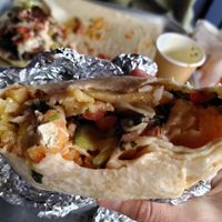 The cali burrito 🌯 at El Rayo Vegan Cantina in York