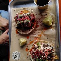 Mushroom tacos at El Rayo Vegan Cantina in York