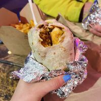 Korean tofu burrito 🌯   at El Rayo Vegan Cantina in York
