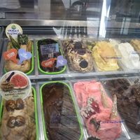 Fig (bottom left) was vegan as well at Caravel in Athens