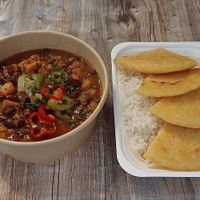 Vegan chilli at Tricolor in York