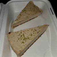 Raw vegan lemon cheese cake at Earth Based Cafe in Martinsburg