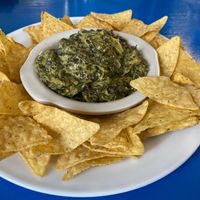 Cheezy Artichoke Spinach Dip at Earth Based Cafe in Martinsburg