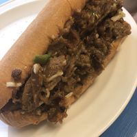 Steak and Cheese hoagie !! at Earth Based Cafe in Martinsburg
