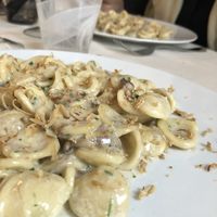 Orecchiette ai funghi porcini e seitan affumicato  at Locanda Zanella in Cavallino-treporti
