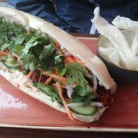 Siracha tofu bagette at Nam Song in Sheffield