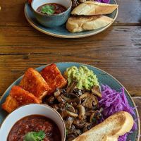 Vegan breakfast at Nam Song in Sheffield