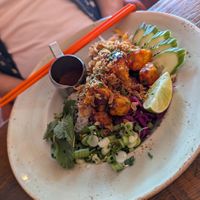 Tofu salad at Nam Song in Sheffield
