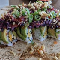 Avocado vegan roll at The Slippery Mermaid Sushi Bar in Navarre