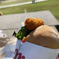 Single patty burger  at Monty's Good Burger - 3rd St in Los Angeles