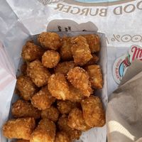 Tanger tots  at Monty's Good Burger - 3rd St in Los Angeles