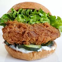   at Monty's Good Burger - 3rd St in Los Angeles